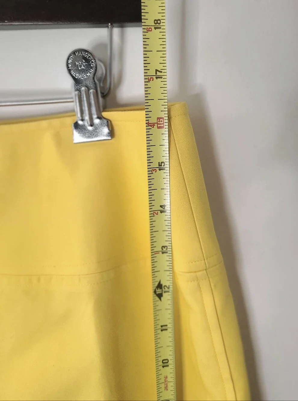 Ralph Lauren Black Label Mini Skirt Full Zip Bright Yellow Sz 4